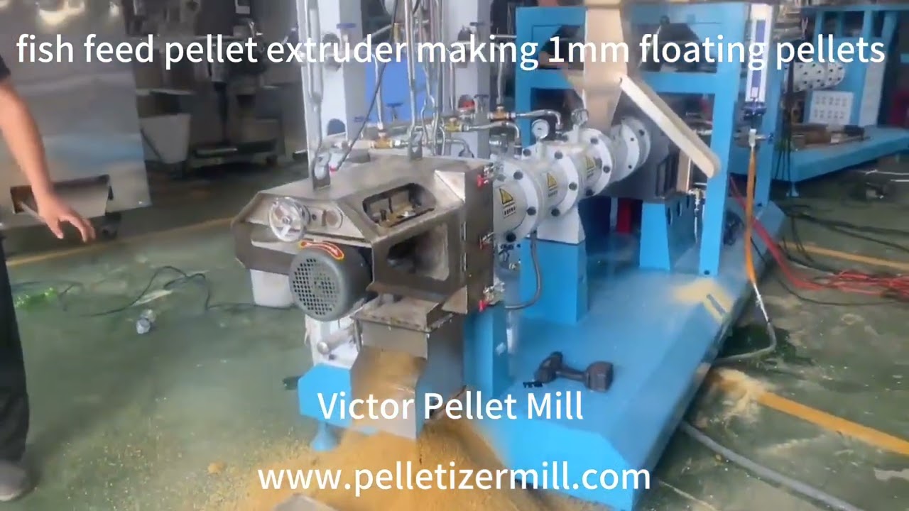 fish feed pellet extruder machine price making 1mm floating pellets in India, Nigeria, Bangladesh
