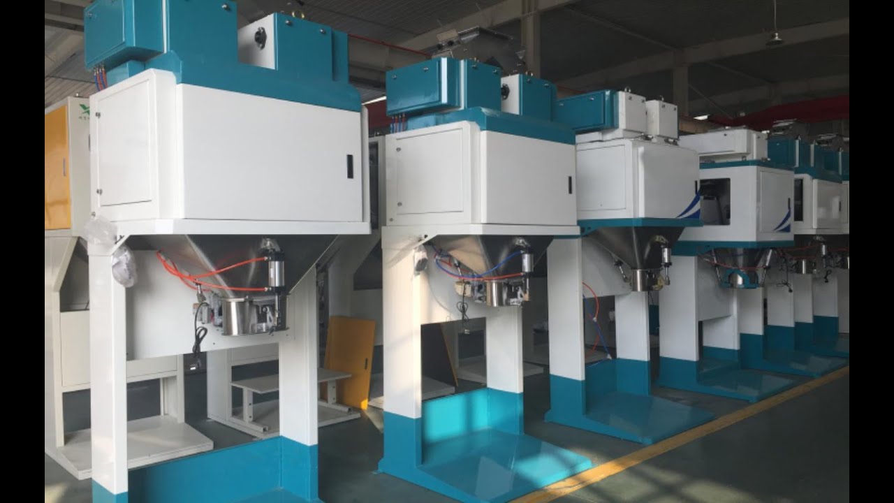 automatic weighing packing machine price with sewing and conveyor for pellets and powder packing