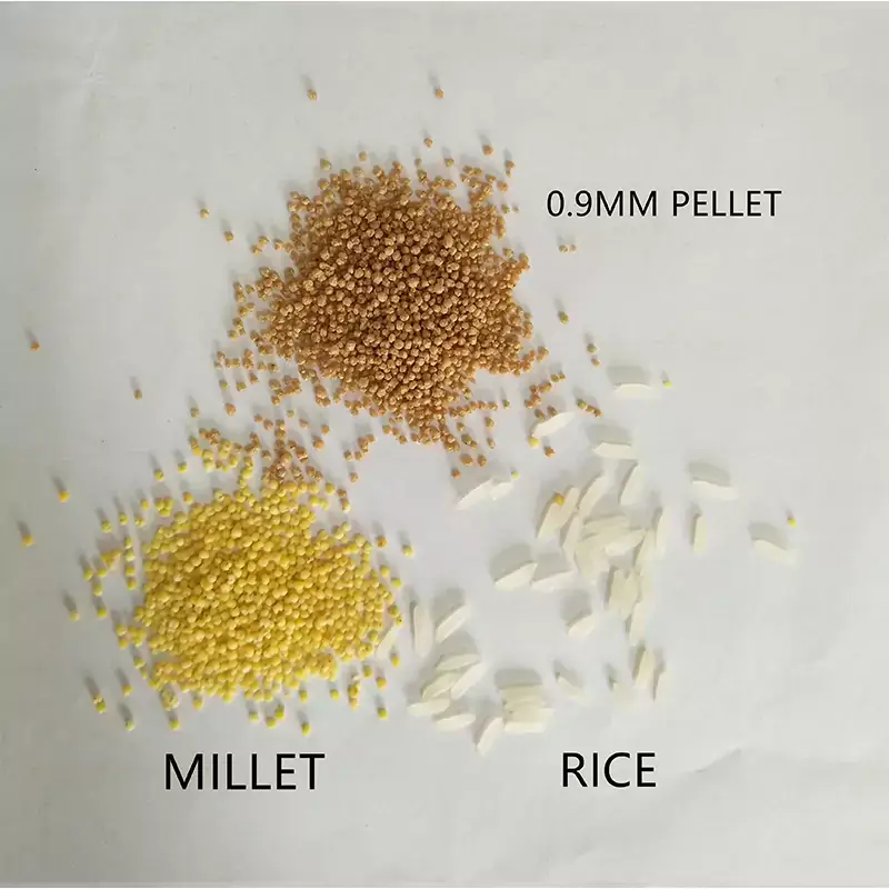 produced by fish feed pelletizer