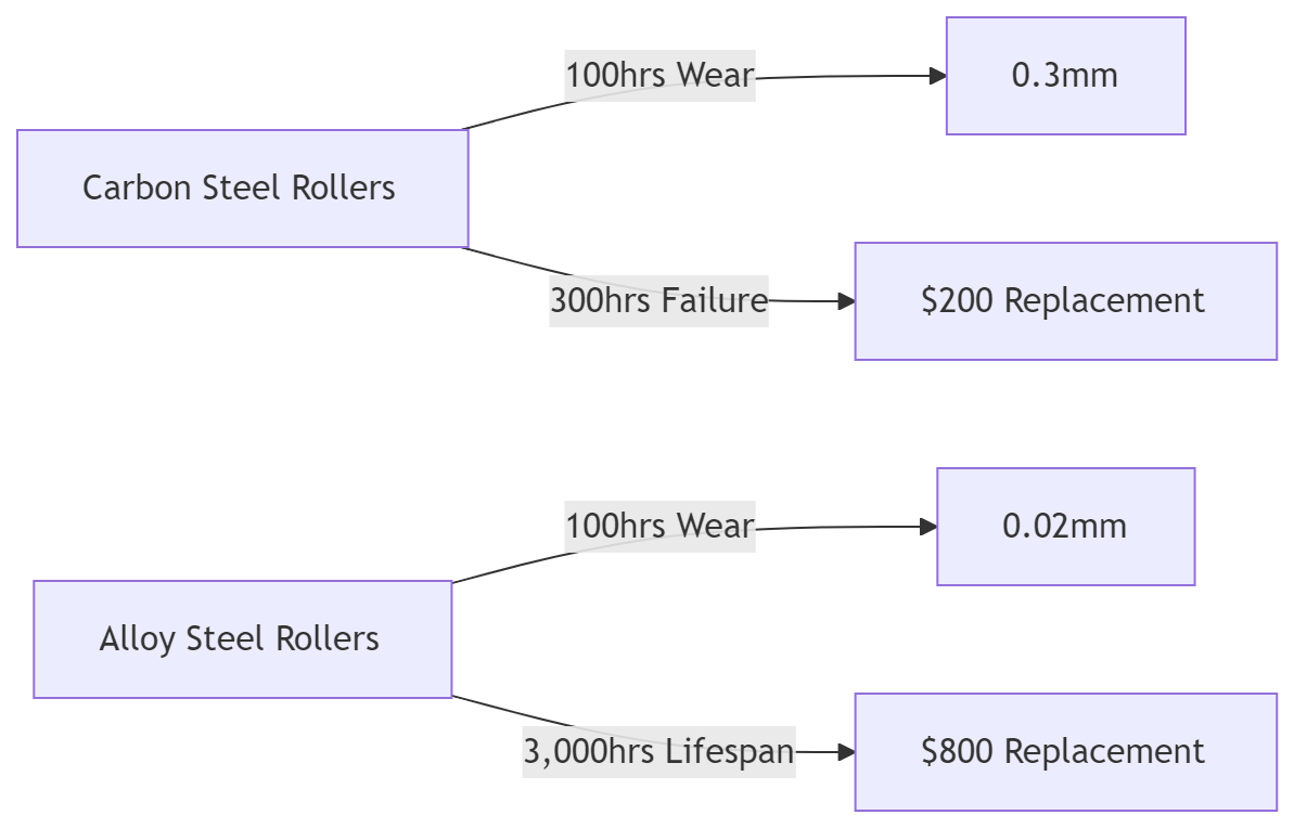 Carbon Steel Rollers vs Alloy Steel Rollers