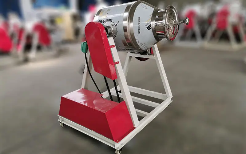 drum mixer for poultry feed
