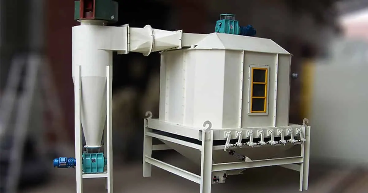 feed pellet cooler machine