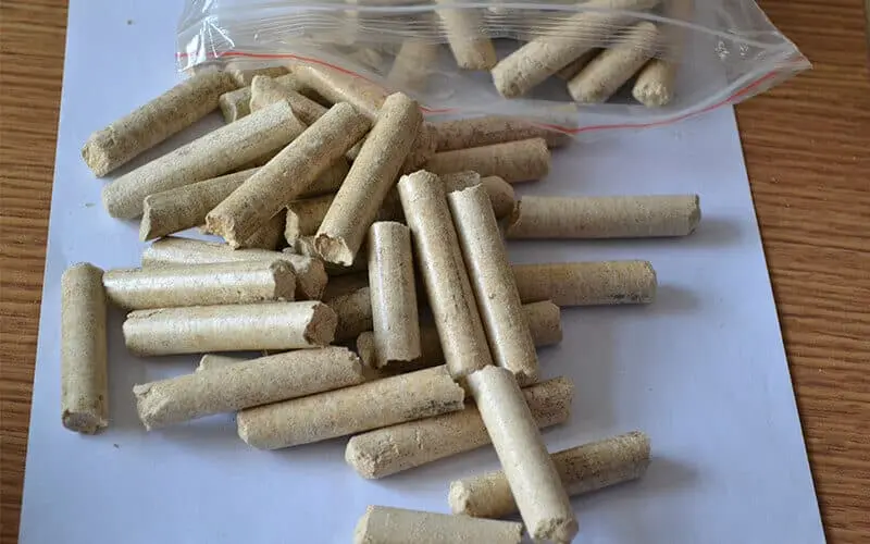 making hay pellets for feed