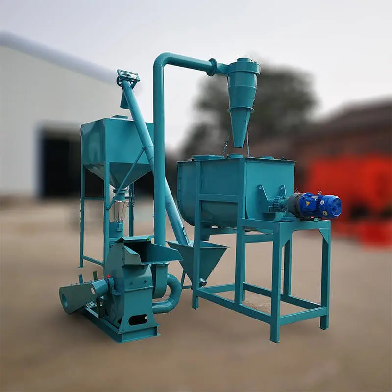 poultry feed processing line