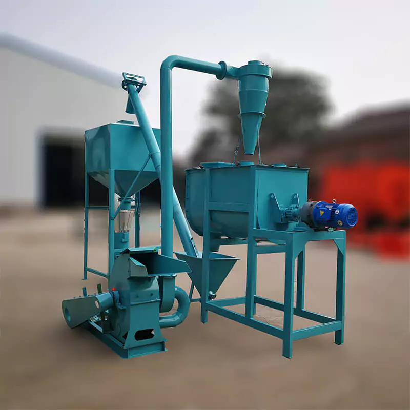 Small scale pelletizing line