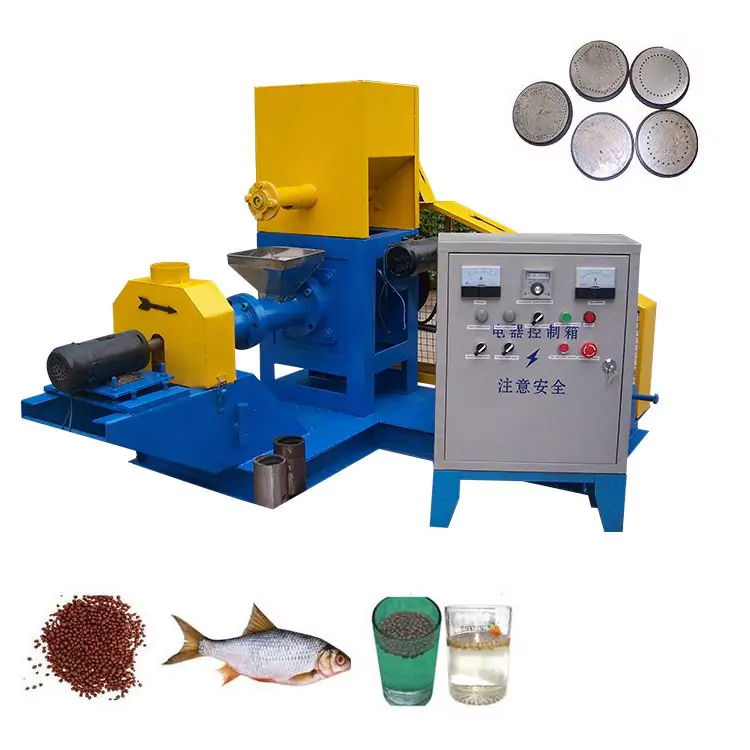 single screw fish feed pellet machine