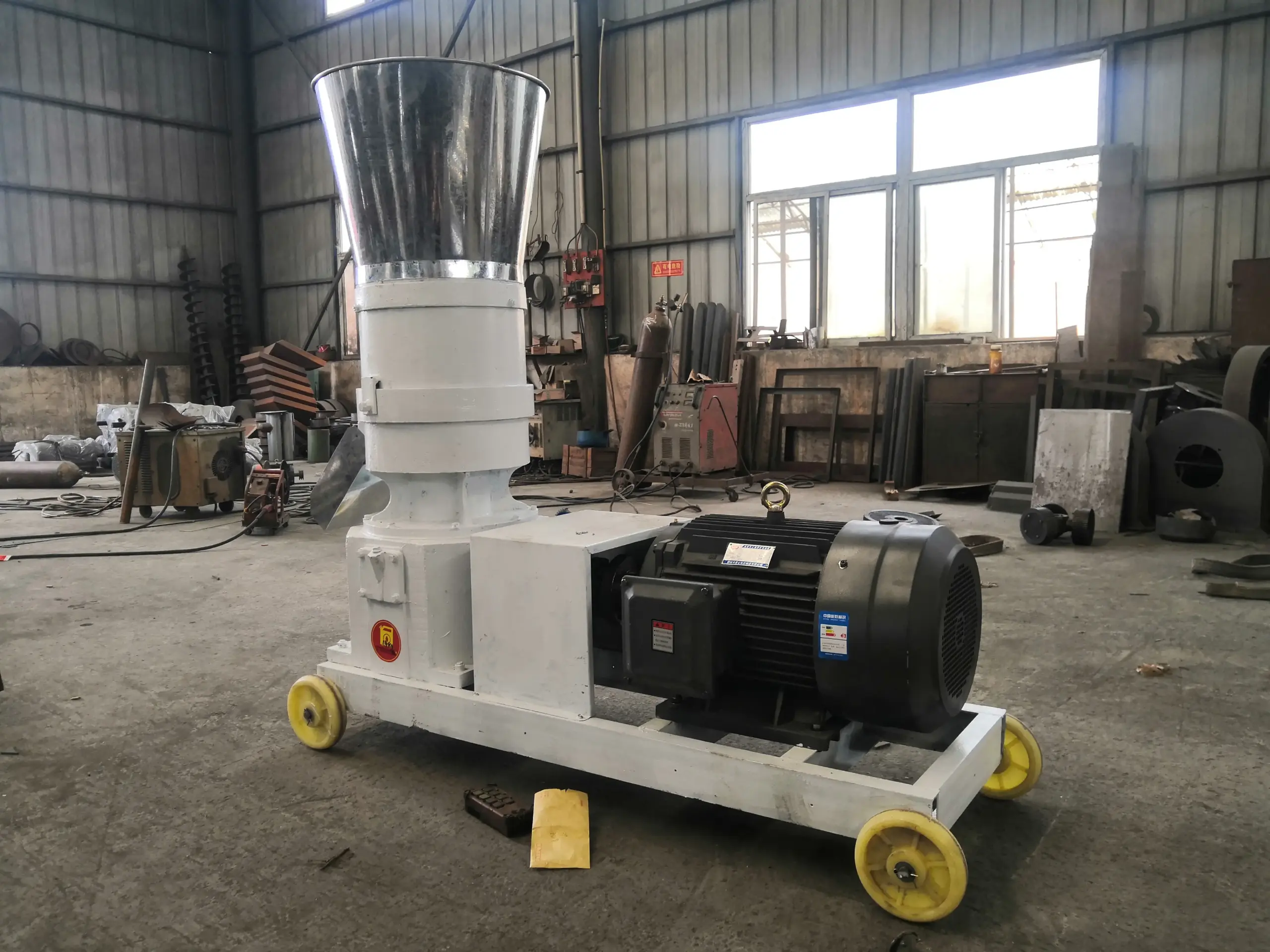 oil cake pellet making machine with 3 phase electricity