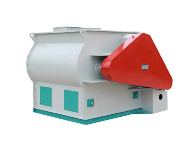 high efficiency paddle feed mixer ensuring CV less than 5 percent mixing uniformity