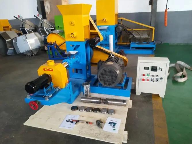 project of shipping fish feed machine to Spain