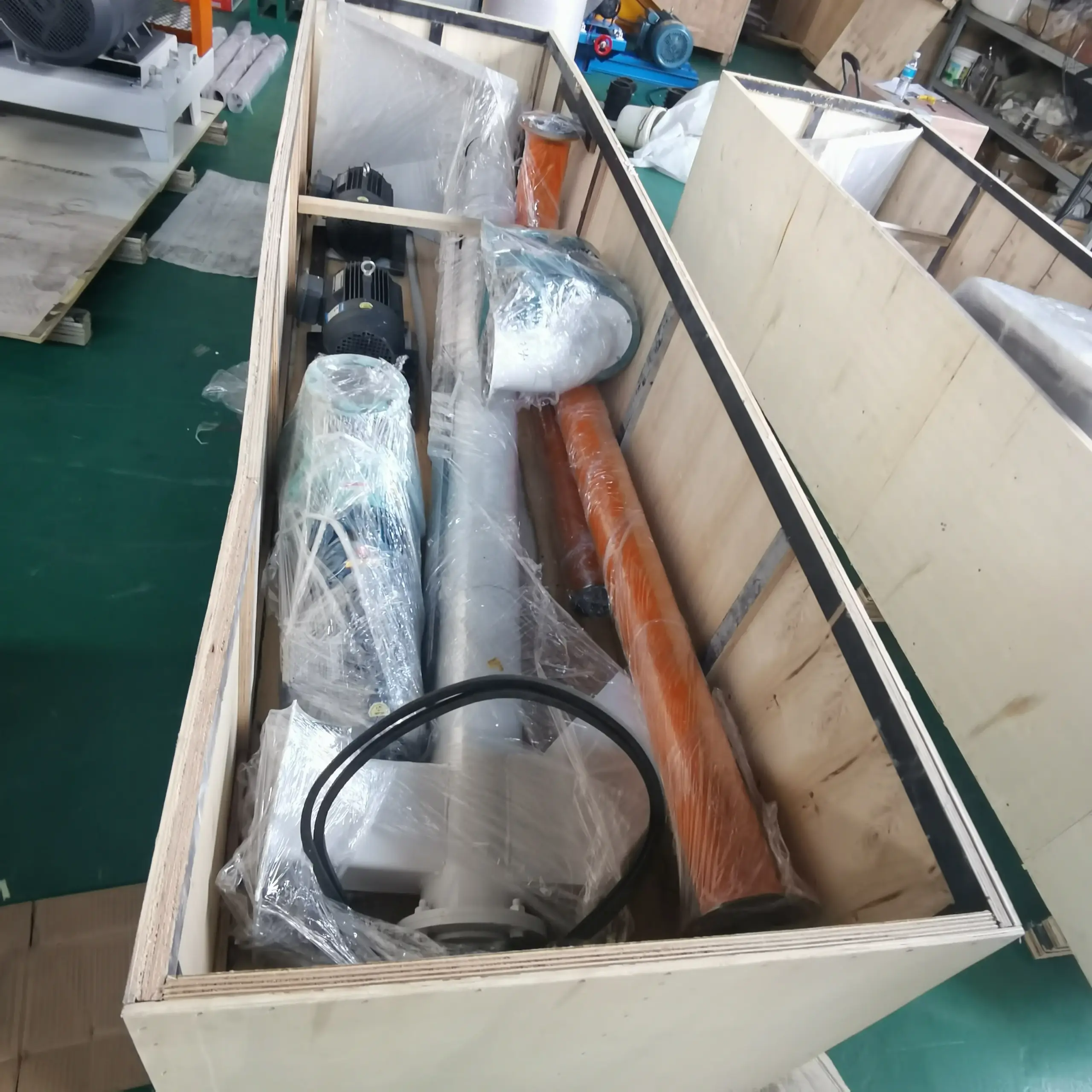 packed screw conveyor to Congo