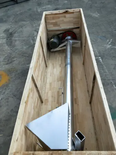 screw conveyor packed to Mozambique